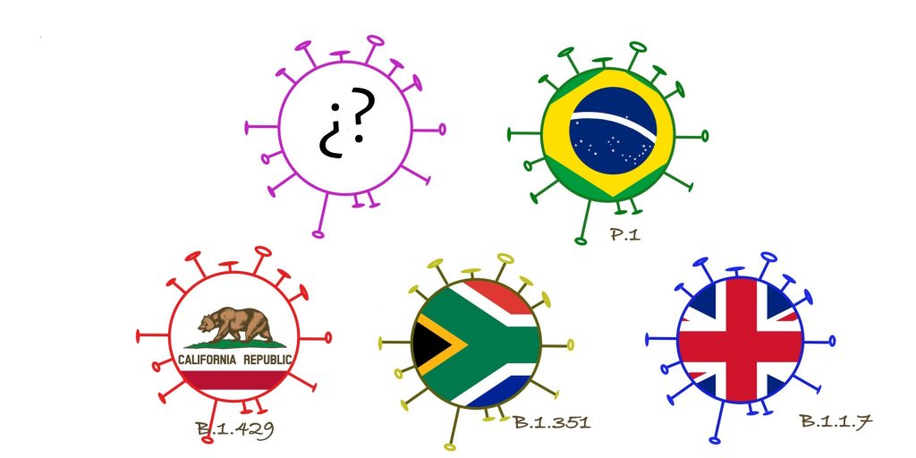 Las 5 Cepas de COVID-19 que ya están en España