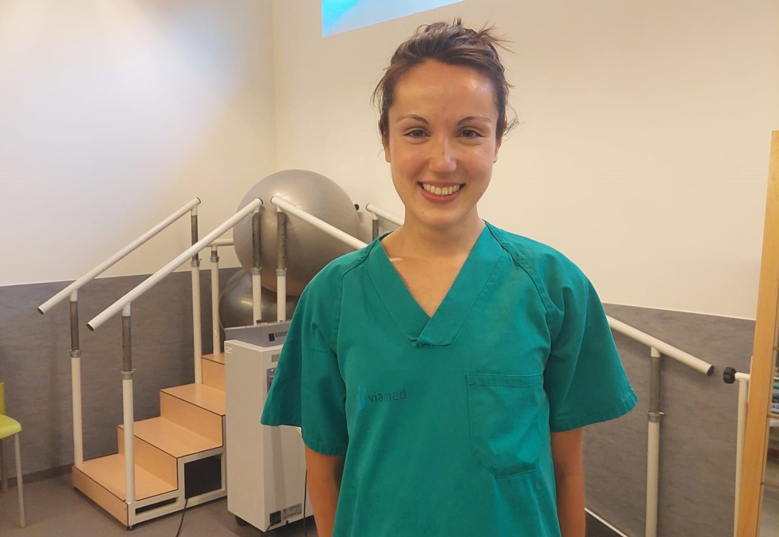 Hoy conocemos a Martina Casas Villareal, fisioterapeuta del Hospital Viamed Los Manzanos