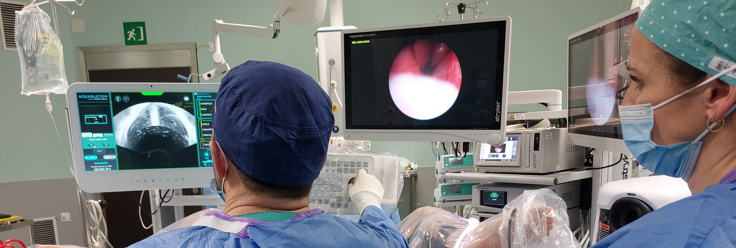 Viamed Montecanal es el primer hospital aragonés en realizar cirugías de próstata por el procedimiento robótico de la “aquablación”