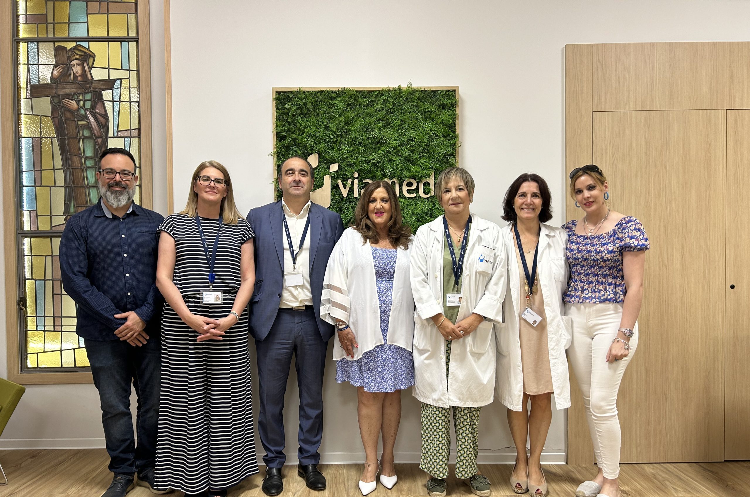 ALCER Madrid visita el Hospital Viamed Santa Elena