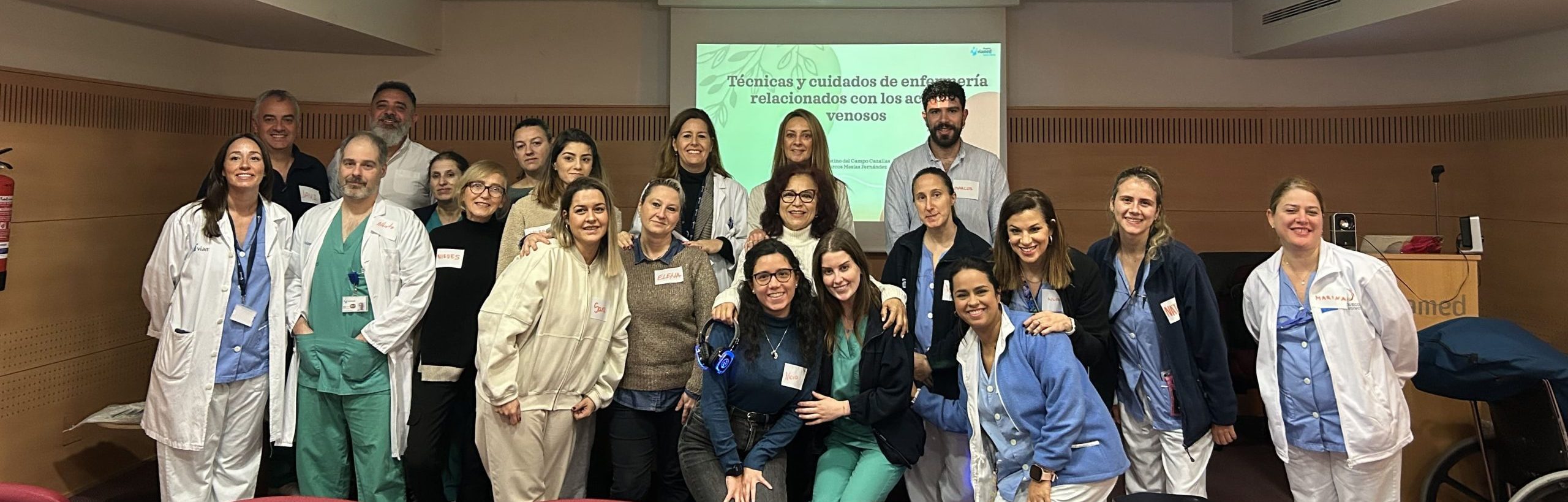 El Hospital Universitario Viamed Santa Elena impulsa el desarrollo de capacidades en enfermería con una formación en accesos venosos y vías periféricas