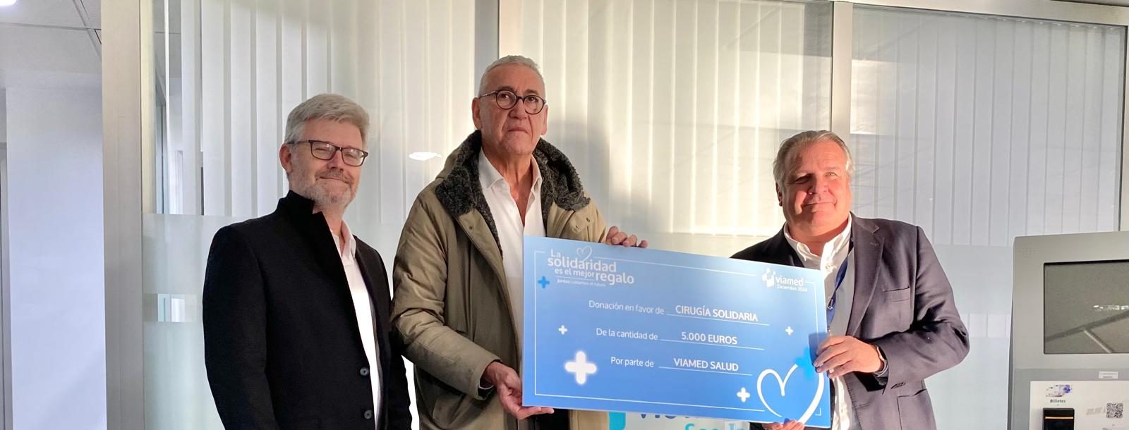 Viamed Salud dona 10.000 euros en nombre de sus empleados a dos ONGs de cooperación sanitaria internacional