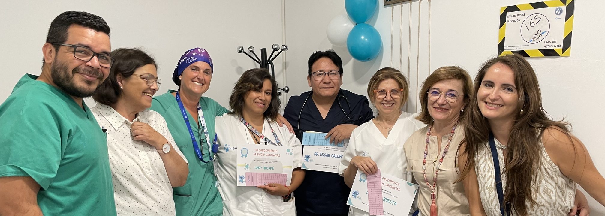 Viamed Montecanal impulsa el Proyecto Sonrisa para reconocer a los profesionales de Urgencias