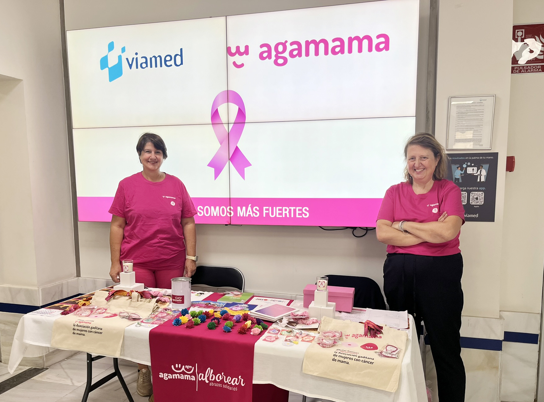 Viamed Cádiz se une a la conmemoración del Día Mundial del Cáncer de Mama