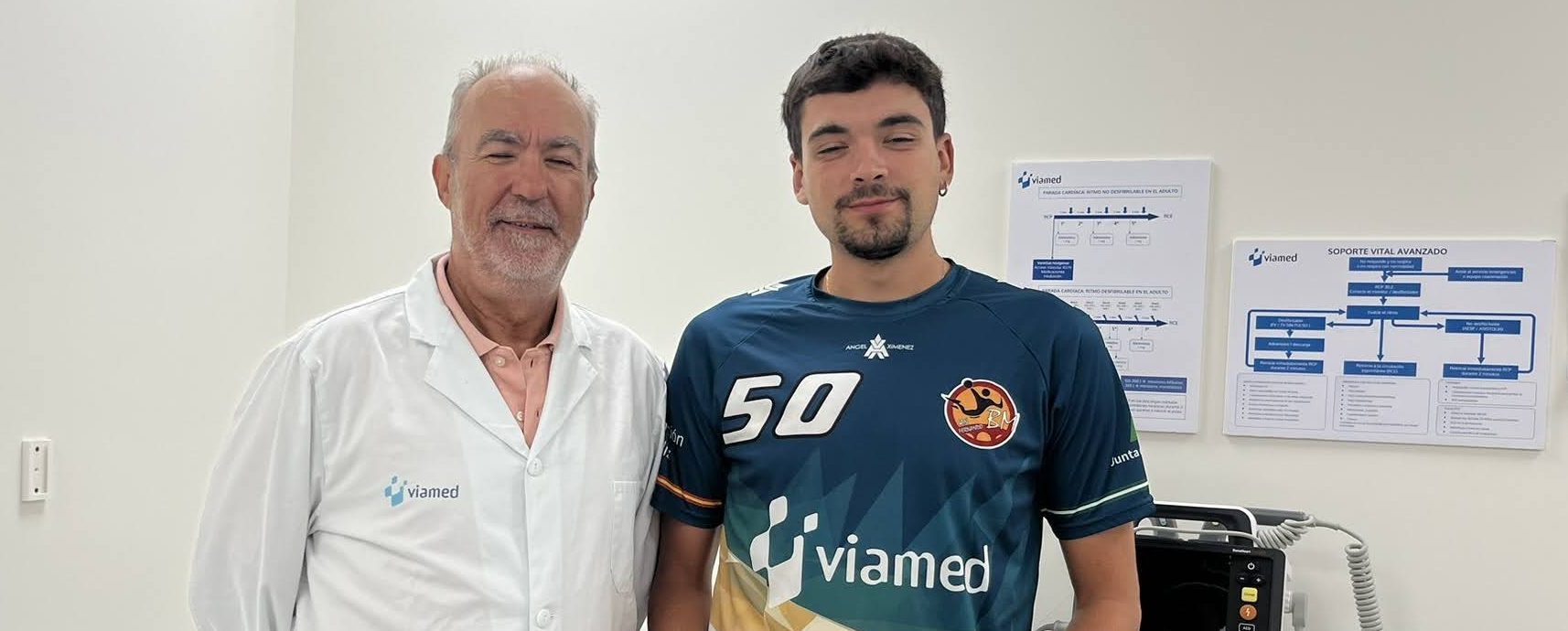 Viamed BM San Fernando pasa su reconocimiento médico previo a la temporada en el Centro Médico Viamed San Fernando