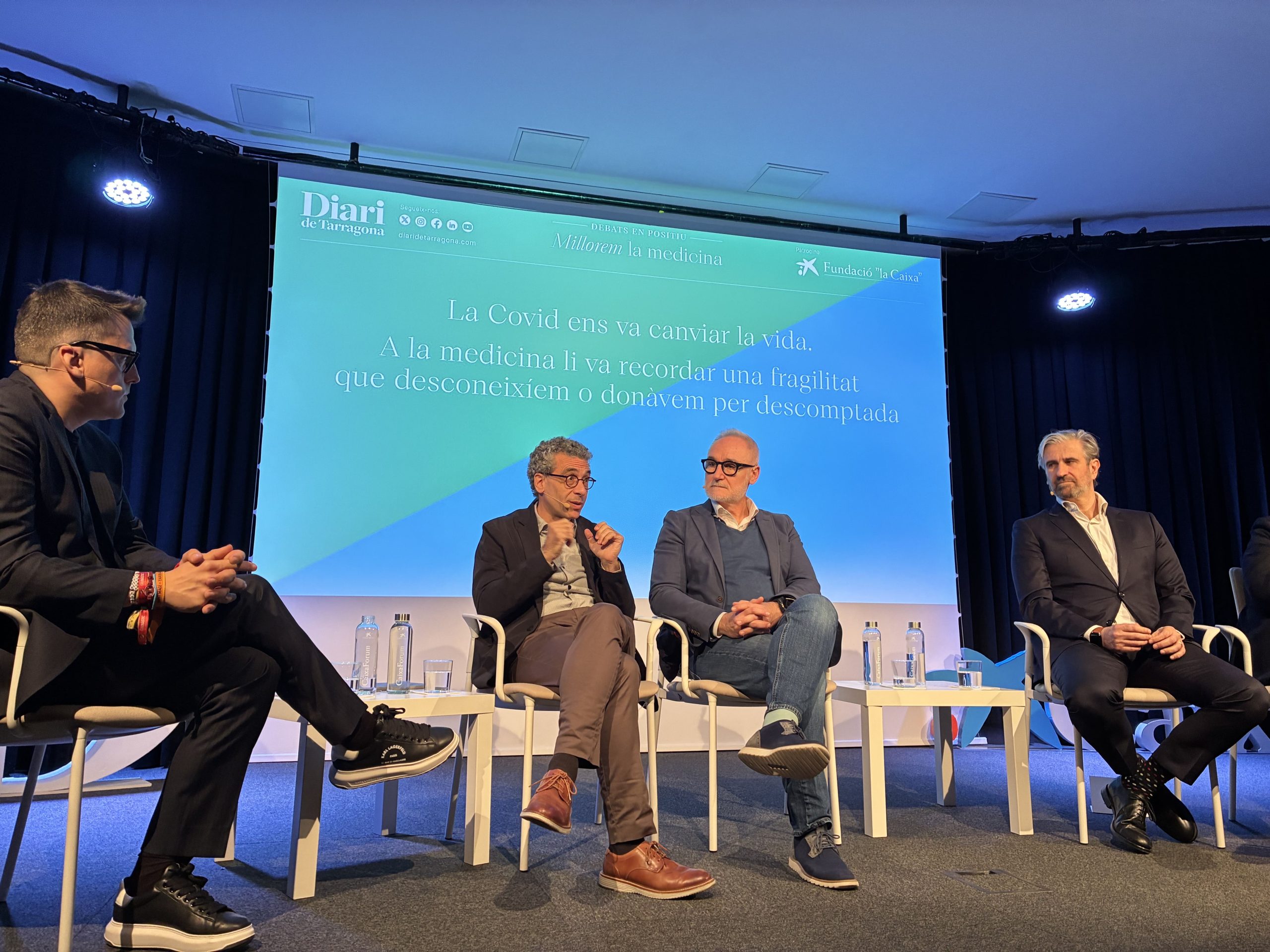 El director médico, del hospital Viamed Tarragona, el Dr. Miguel Guerrero,  participa en el ciclo “Debats en Positiu” en CaixaForum