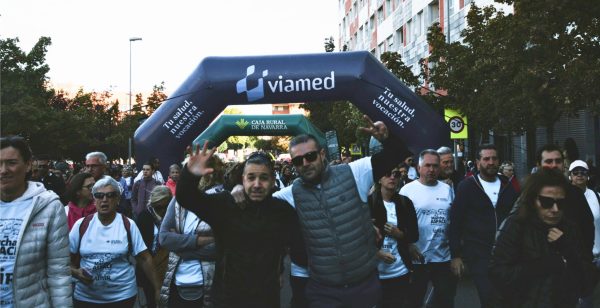 Una marea azul para apoyar a afectados con parálisis cerebral en La Rioja